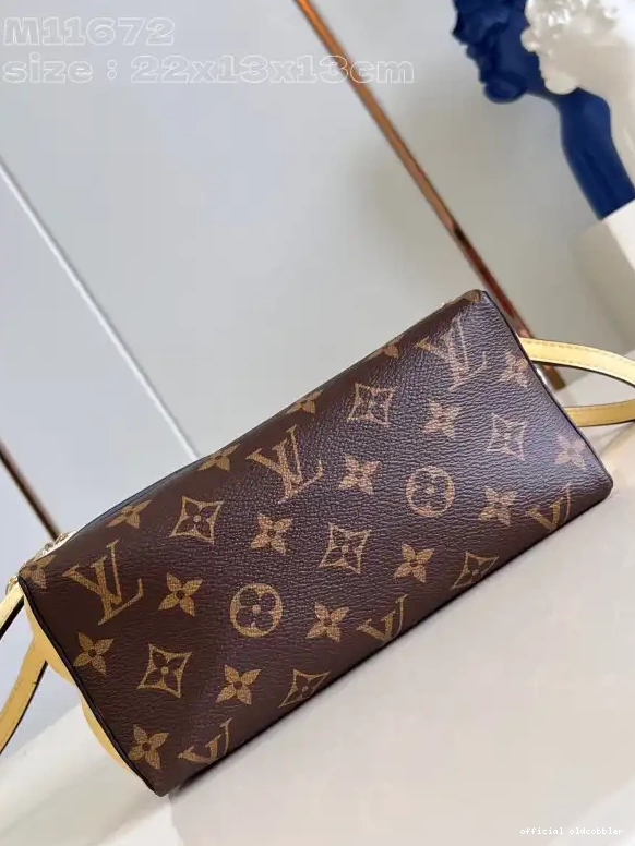 Official oldcobbler Bloom Pouch-22.5*13*13CM LOUIS VUITTON 0616